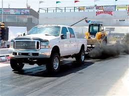 Ford truck diesel pouring out fumes