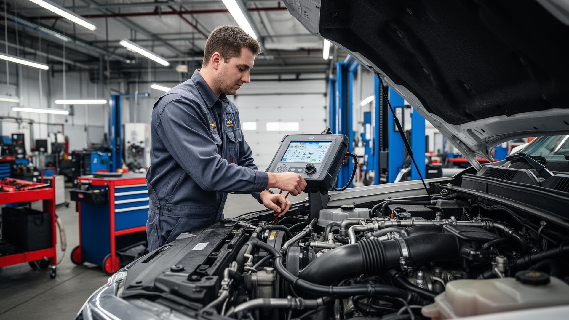 Professional vehicle diagnostic equipment