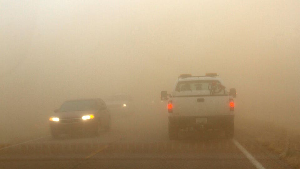 Mighty Dust Storm Drifting Toward Southeastern U.S., Even Self-Driving Cars  To Be Flummoxed